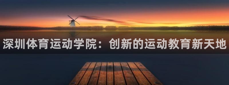 MK体育官方正版app五金厂：深圳体育运动学院：创新