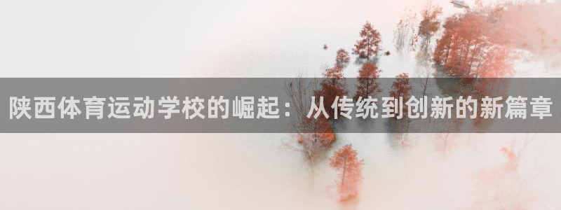 MK体育官网下载平台：陕西体育运动学校的崛起：从传统