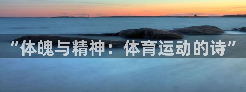 MK体育官方正版app五金厂：“体魄与精神：体育运动