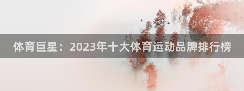 MK体育官网下载招商电话地址：体育巨星：2023年十大体育运